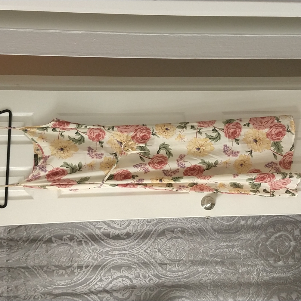 Flower maxi dress